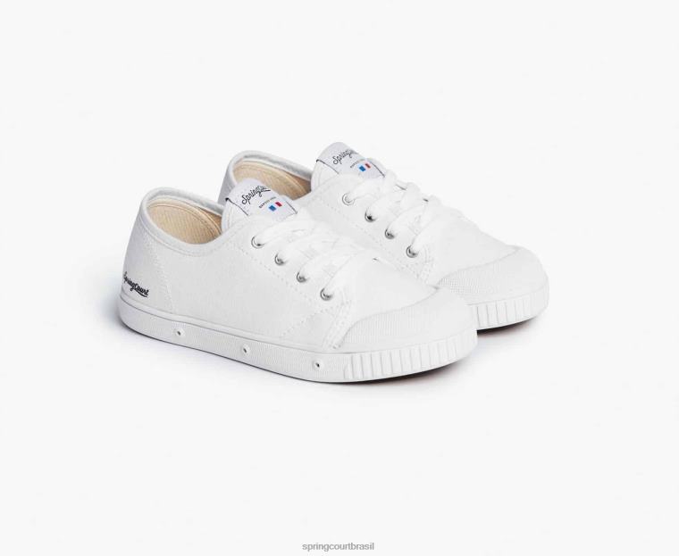 criança Spring Court 6862R101 zíper de lona g2 calçados